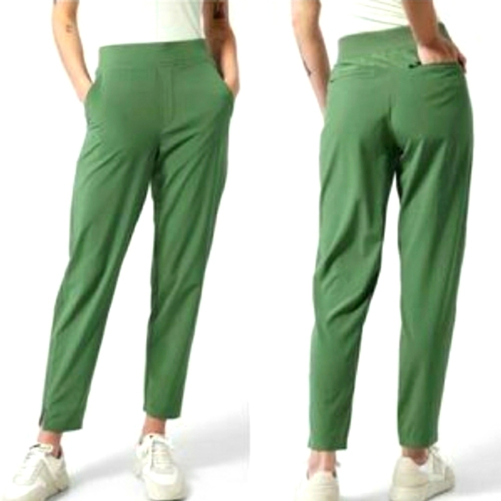 NWOT Athleta Brooklyn Ankle Pant, Color Green, Size 6T